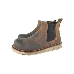 Brunt The Ohman Composite Toe Work Boots US 10.5 Brown Leather Chelsea Boot
